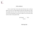 Đổi mới tổ chức và hoạt động công ty TNHH nhà nước một thành viên cơ khí trần hưng đạo 