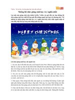 Những lời chúc Giáng sinh hay và ý nghĩa nhất