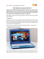 Kinh nghiệm mua Laptop chuẩn nhất