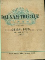 Đại nam thực lục tập 13 (NXB khoa học 1965)   viện sử học, 422 trang