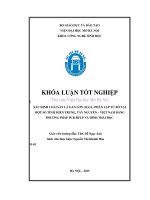 Xác định loài sán lá gan lớn (SLGL) phân lập từ bò tại một số tỉnh miền trung, tây nguyên   việt nam bằng phương pháp PCR RELP và hình thái học 