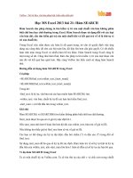 Học MS Excel 2013 bài 21: Hàm SEARCH