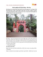 Kinh nghiệm đi lễ đền Hùng - Phú thọ