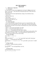 Báo cáo thí nghiệm tín hiệu và hệ thống 