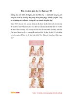 Biến tấu đơn giản cho tóc đẹp ngày 8/3