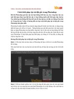 Cách khôi phục lại cài đặt gốc trong Photoshop