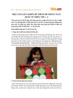 Mẹo tặng quà khiến bé thích mê trong ngày Quốc tế thiếu nhi 1-6