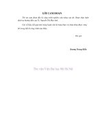 Hoàn thiện hoạt động tổ chức thực hiện chương trình du lịch của công ty cổ phần du lịch hapro 