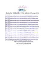 Tuyển tập 12 Đề thi và lời giải chi tiết Bookgol 2016