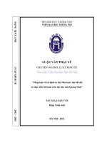Pháp luật về tái định cư khi nhà nước thu hồi đất từ thực tiễn thi hành trên địa bàn tỉnh quảng ninh 