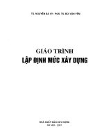 Giao trinh lap dinh muc xay dung