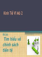 powerpoint tìm hiểu về chính sách tiền tệ