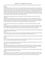 Câu hỏi nhận định + đáp án môn luật đất đai