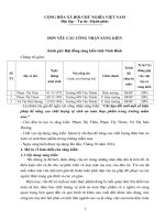 SKKN Chỉ đạo đổi mới một số biện pháp để nâng cao chất lượng vệ sinh an toàn thực phẩm trong trường mầm non.”