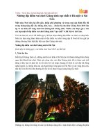 Những địa điểm vui chơi Giáng sinh 