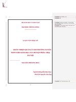 Hoàn thiện công tác chi thu thường xuyên ngân sách nhà nước cho giáo dục huyện phúc thọ, hà nội 