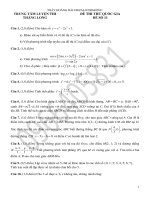 Tuyển Tập Đề Thi Thử Môn Toán Phần 2