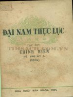 Đại nam thực lục tập 14 (NXB khoa học 1965)   viện sử học, 363 trang