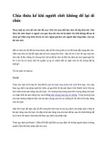 Chia thừa kế khi người chết không để lại di chúc