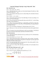 Luyện thi Violympic Toán lớp 4 vòng 19 năm 2015 - 2016