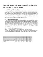 tóm tắt những giải pháp phát triển nguồn nhân lực sau thời kỳ khủng hoảng