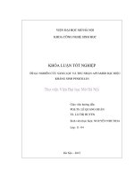 Nghiên cứu sàng lọc và thu nhận APTAMER đặc hiệu kháng sinh PENICILLIN 