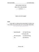 Tách chiết và tinh sạch fucoxanthin từ chủng tảo nâu undria pinnatifida thu mẫu từ vùng biển thanh hóa 