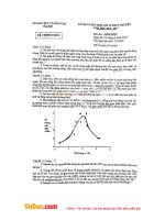 Đề thi tuyển sinh vào lớp 10 THPT Chuyên môn Sinh học sở GD&ĐT Hà Nội năm 2016 - 2017