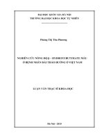 NGHIÊN cứu NỒNG độ β – HYDROXYBUTYRATE máu ở BỆNH NHÂN đái THÁO ĐƯỜNG ở VIỆT NAM 