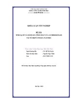 Tinh sạch và đánh giá tính chất của LUMBROKINASE tái tổ hợp ở PICHIA PASTORIS 