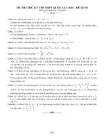 15 đề thi thử đại học môn toán