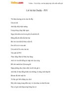 Lời bài hát Daddy - PSY