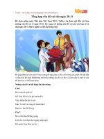 Tổng hợp câu đố vui cho ngày 20-11