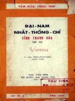 Đại nam nhất thống chí tỉnh thanh hóa tập hạ   trần tuấn khải, 177 trang