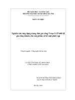 Nghiên cứu ứng dụng trung tâm gia công 5 trục UCP 600 để gia công khuôn cho sản phẩm có bề mặt phức tạp