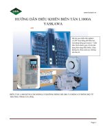 HƯỚNG DẪN ĐIỀU KHIỂN BIẾN TẦN L1000A YASKAWA