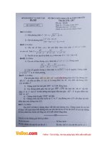 Đề thi tuyển sinh vào lớp 10 THPT Chuyên môn Toán Thành phố Hà Nội năm 2016 - 2017