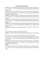 Dạng bài tập điện tử công suất