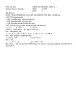 Bộ đề thi lớp 5 học kì 1