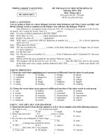 DE HSG ANH 6 h TAM DUONG