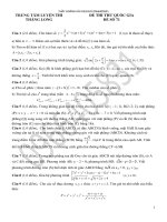Tuyển Tập Đề Thi Thử Môn Toán Phần 8