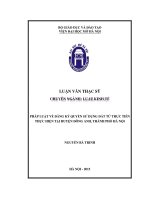 Pháp luật về đăng ký quyền sử dụng đất từ thực tiễn thực hiện tại huyện đông anh, thành phố hà nội 