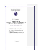 Hoàn thiện công tác kiểm soát chất lượng kiểm toán tại đoàn kiểm toán của kiểm toán nhà nước chuyên ngành II 