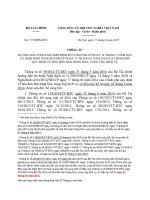 Van ban hop nhat ve hoa don ban hang hoa va cung ung dich vu nam 2015