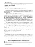 Bài giảng môi trường  Chương 1: tổng quan về môi trường