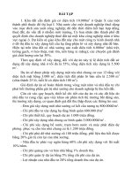 BÀI TẬP ĐỊNH GIÁ ĐẤT