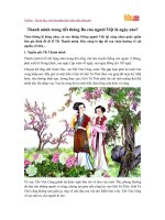 Thanh minh trong tiết tháng Ba của người Việt là ngày nào?