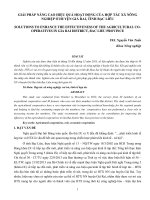 GIẢI PHÁP NÂNG CAO HIỆU QUẢ HOẠT ĐỘNG CỦA HỢP TÁC XÃ NÔNG NGHIỆP Ở HUYỆN GIÁ RAI, TỈNH BẠC LIÊU