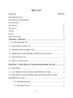 NGHIÊN cứu mức độ êm dịu của XE BUS DAEWOO BC212MA sử DỤNG TRONG TP hồ CHÍ MINH