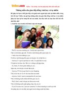 Những mẫu câu giao tiếp tiếng Anh hay và tự nhiên